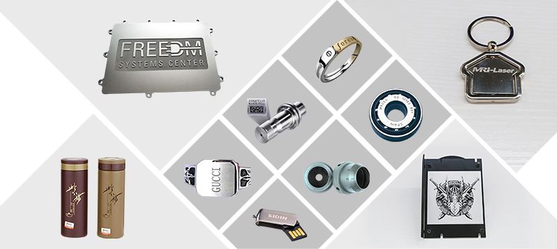 30W Industrial Fiber Laser Engraving Machine for Steel manufacture