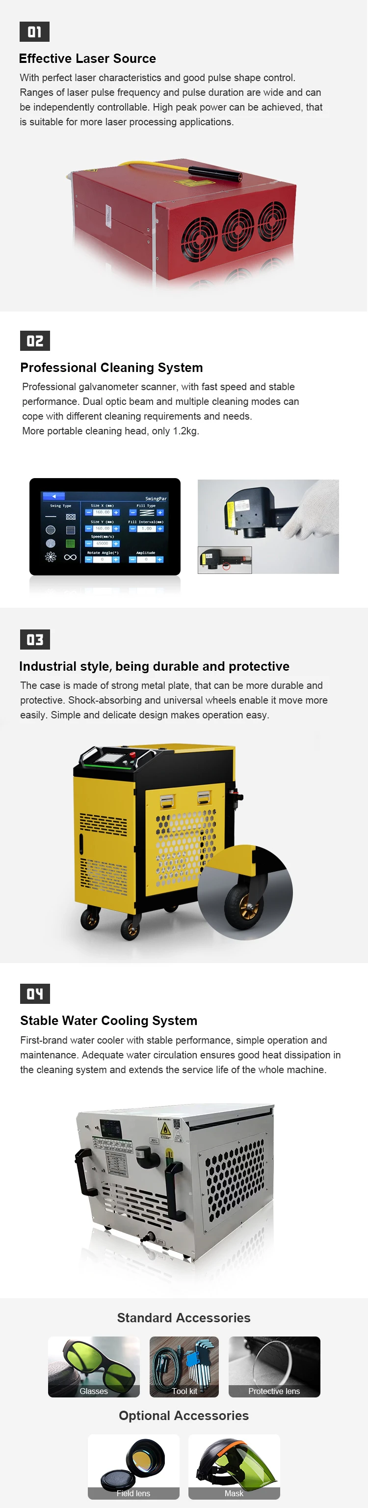500W Laser Cleaner 500W Laser Cleaner