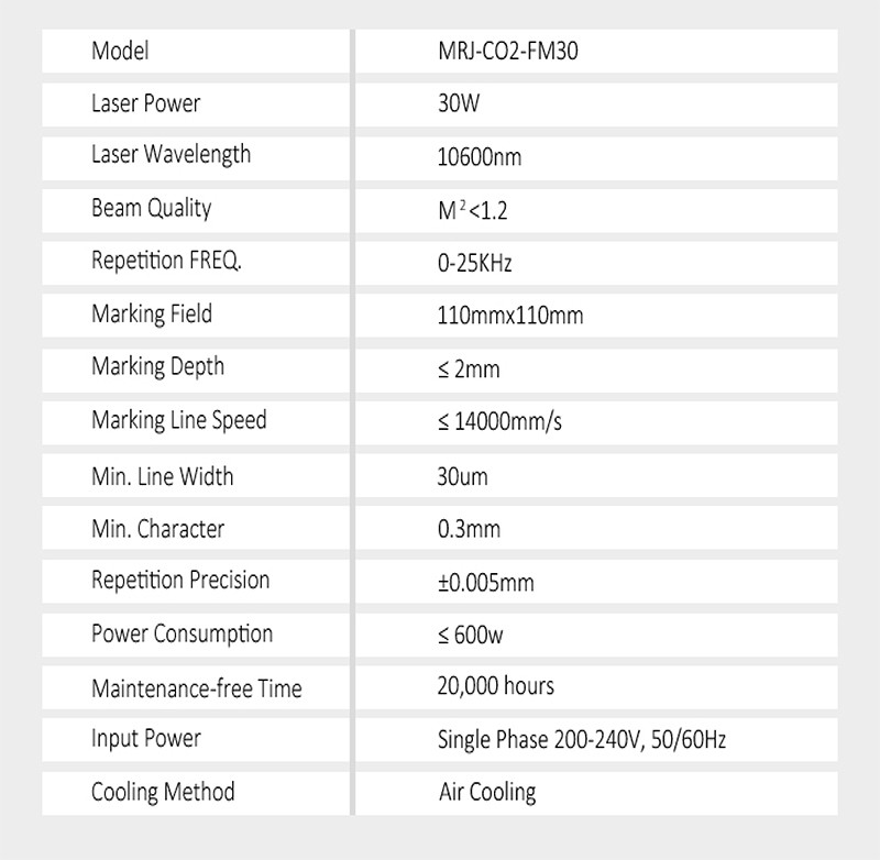 CO2 Laser Marking Machine